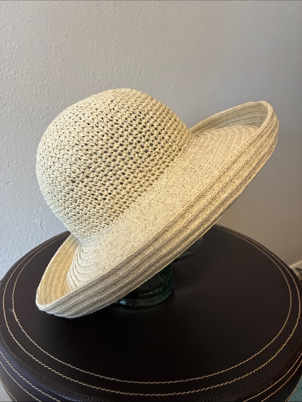 San Diego Hat Co. Packable One Size Hat Natural Color.